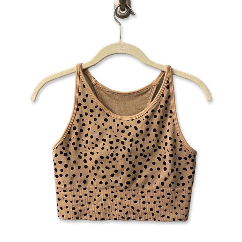 Zella Animal Print Sports Bra - Size M